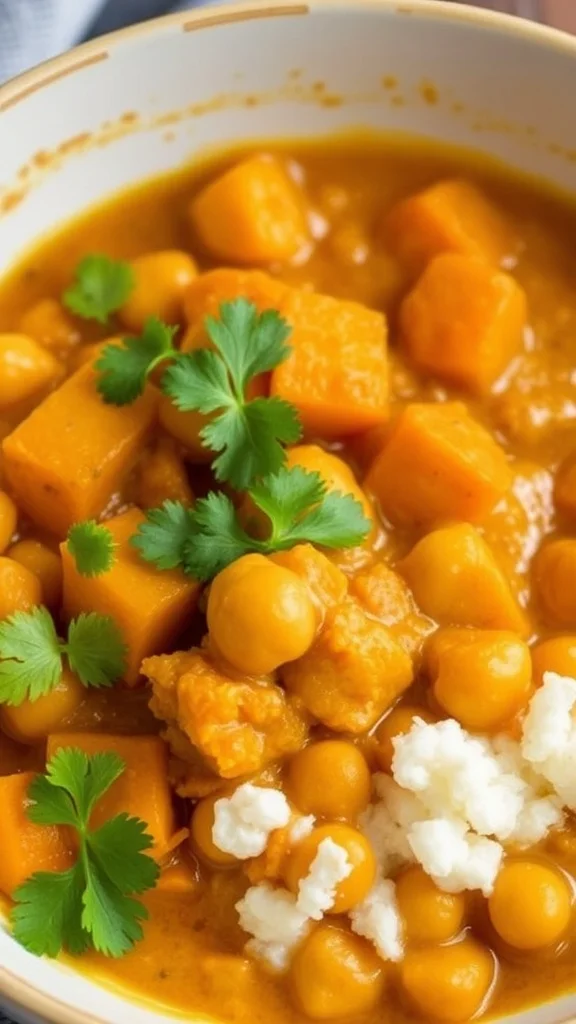 Chickpea and Sweet Potato Curry