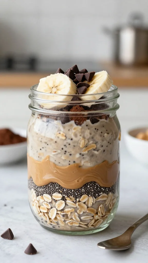 No-Bake Peanut Butter Protein Overnight Oats (That Don't Taste Like Cardboard)