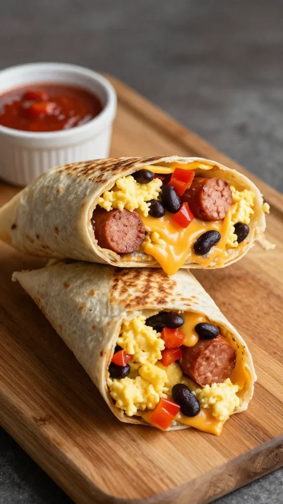Protein-Packed Breakfast Burritos That Won't Fall Apart