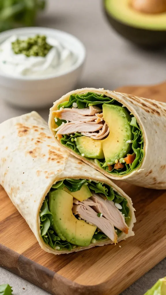 Savory Turkey and Avocado Wraps with a Twist